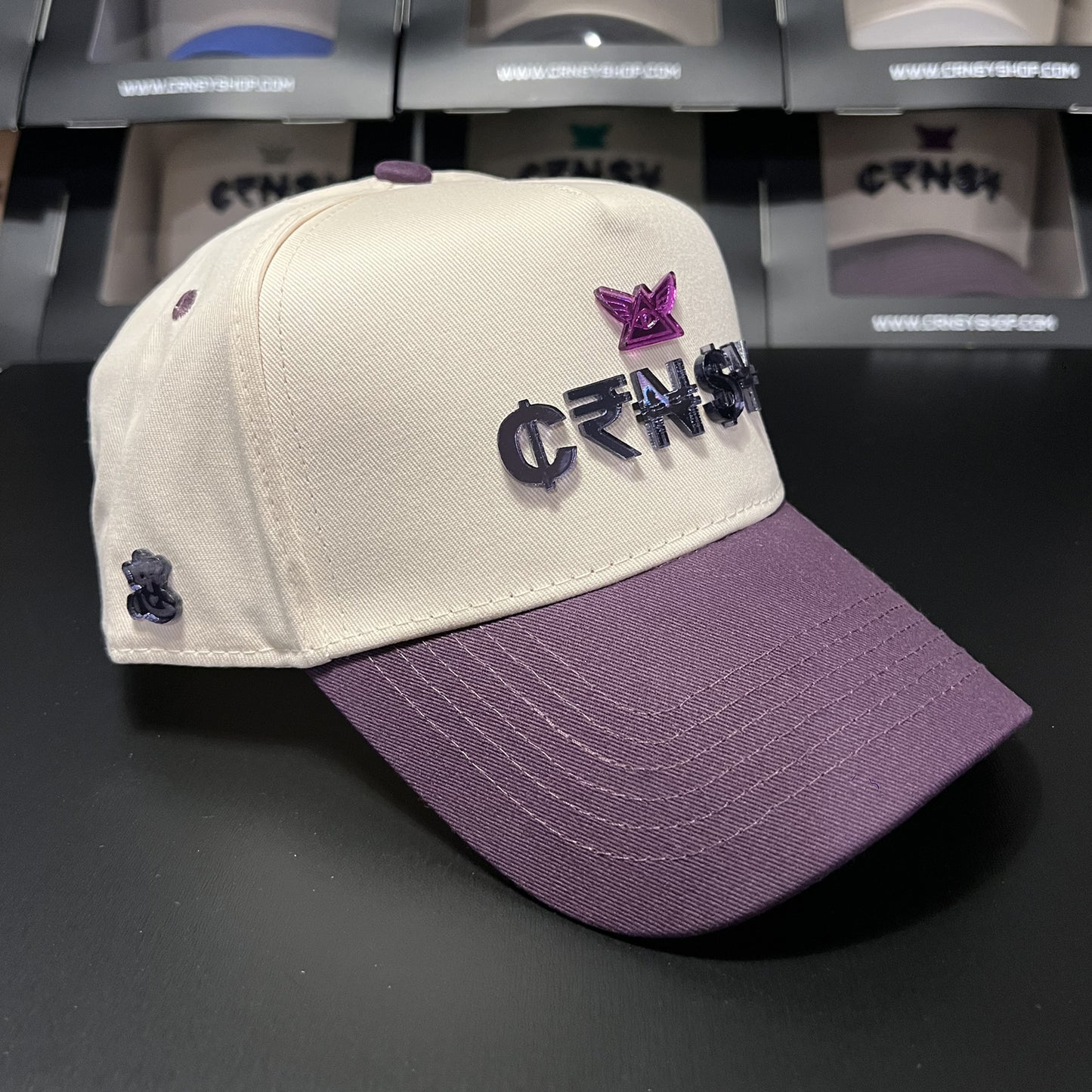 TAN/PURPLE