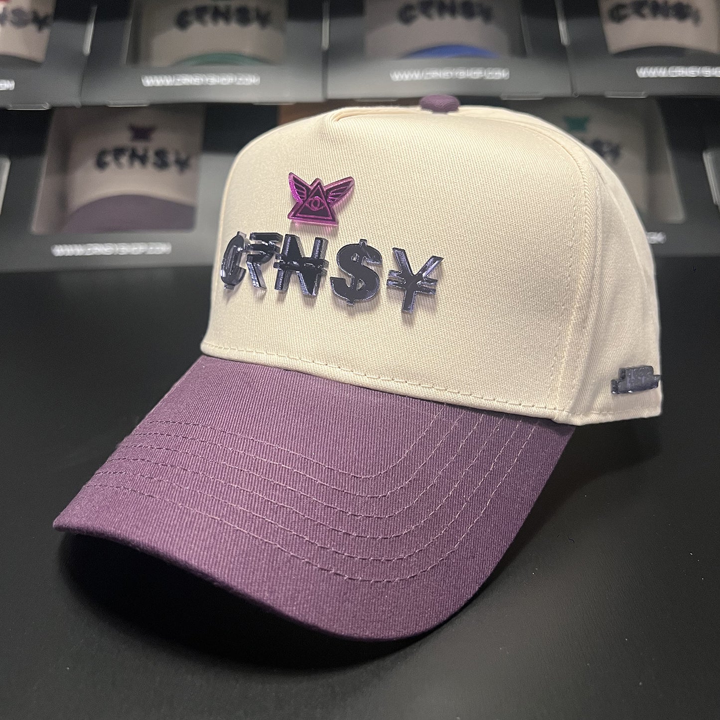 TAN/PURPLE