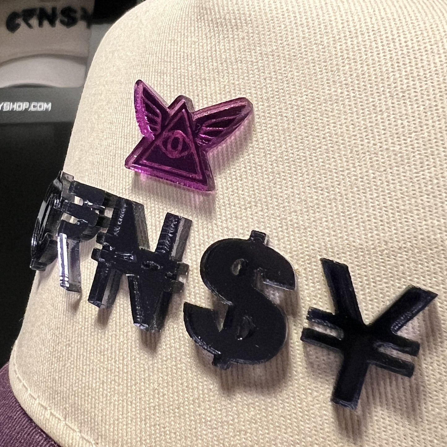 TAN/PURPLE